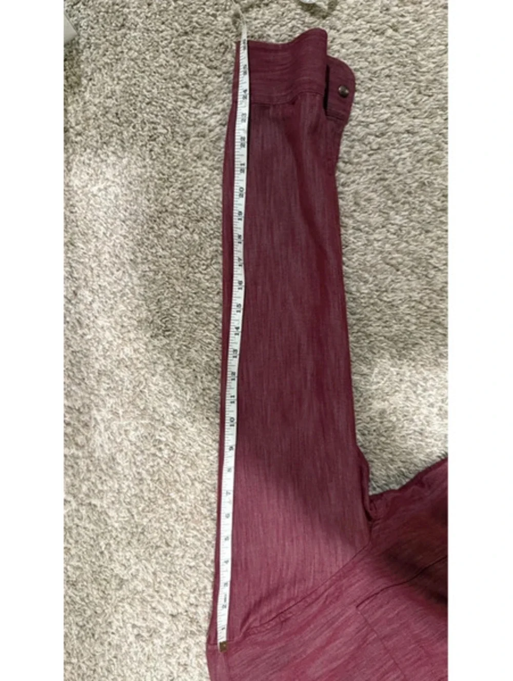 Banana Republic L Untucked Slim Shirt Lot 2 Burgundy Pink
